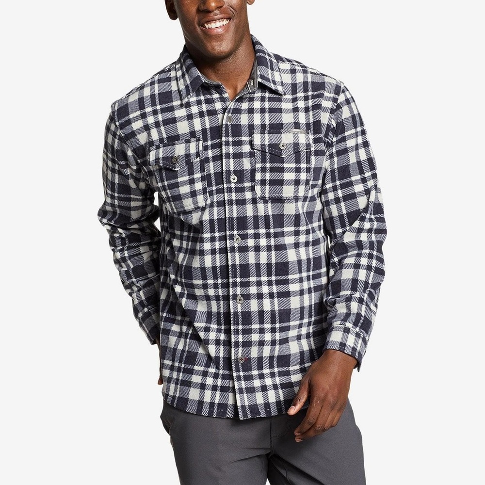 Eddie Bauer micro fleece button up